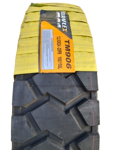 لاستیک ترافلکس/TERAFLEX سایز 12.00R24 گل معدنی گل TM906