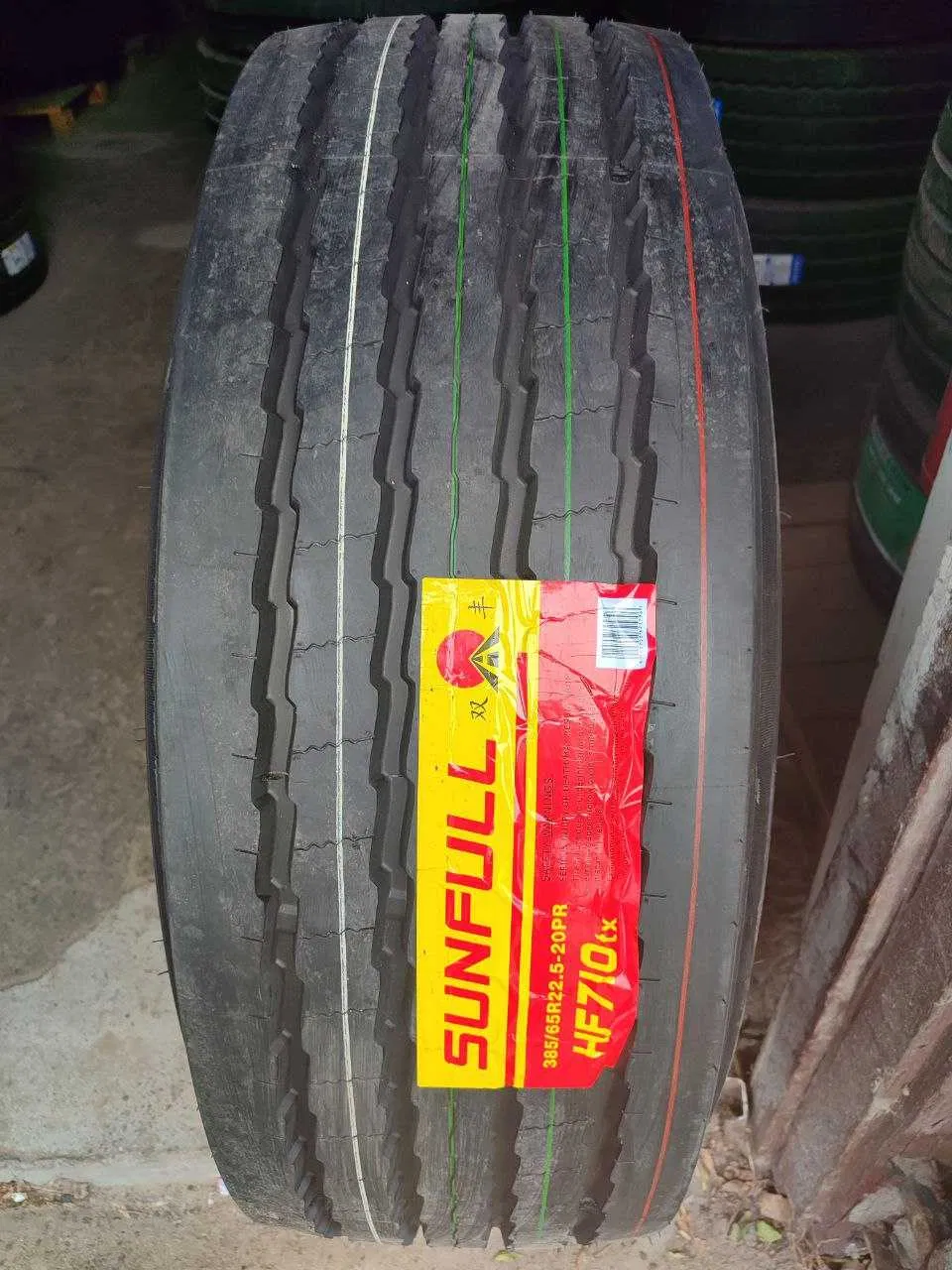 لاستیک سانفول/SUNFULL سایز 385/65R22.5 گل تریلی HF710
